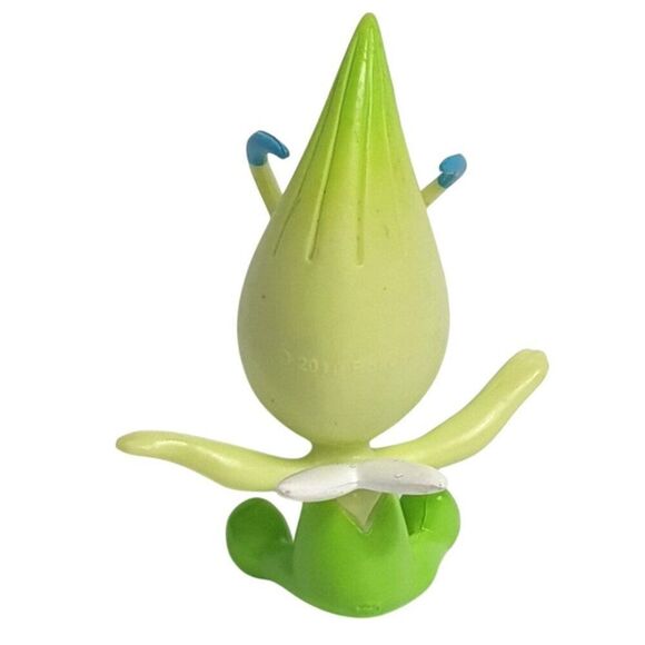 Celebi Pokemon 2010 Heartgold & SoulSilver Mini Toy 2.5" Figure Series 19 - Picture 4 of 6